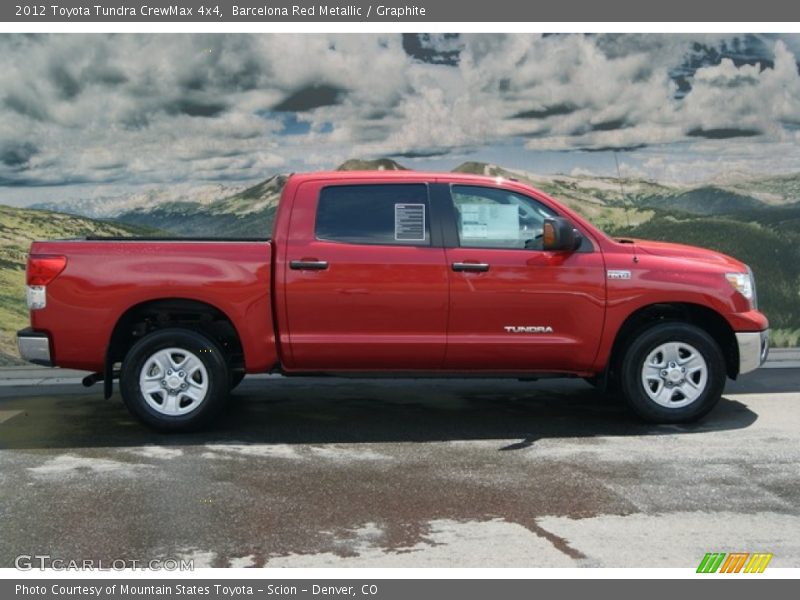 Barcelona Red Metallic / Graphite 2012 Toyota Tundra CrewMax 4x4
