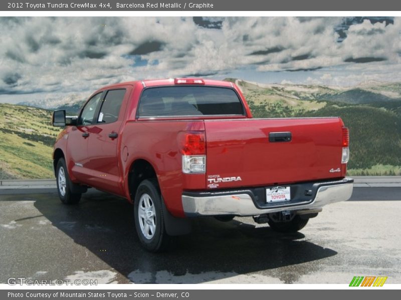 Barcelona Red Metallic / Graphite 2012 Toyota Tundra CrewMax 4x4