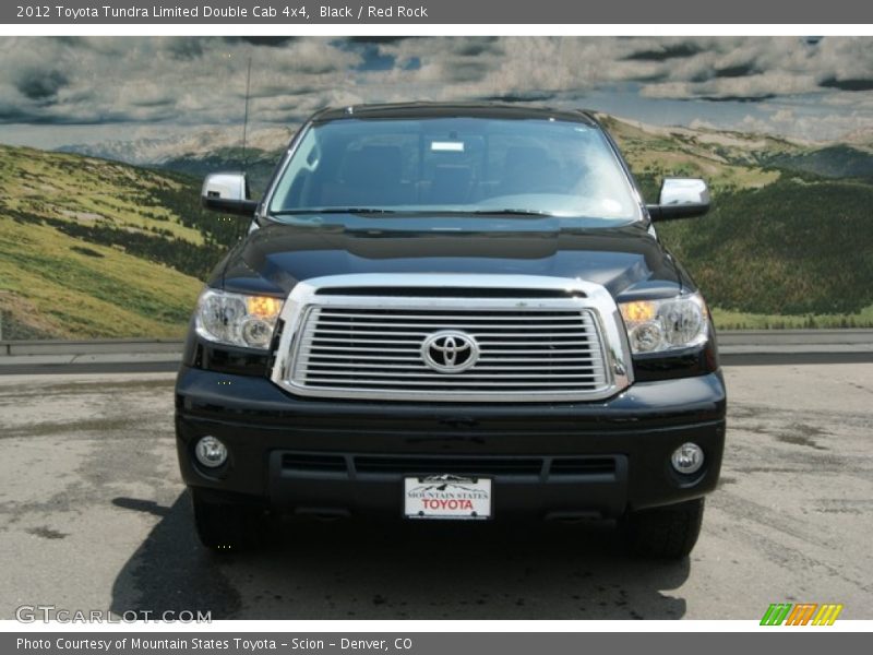 Black / Red Rock 2012 Toyota Tundra Limited Double Cab 4x4