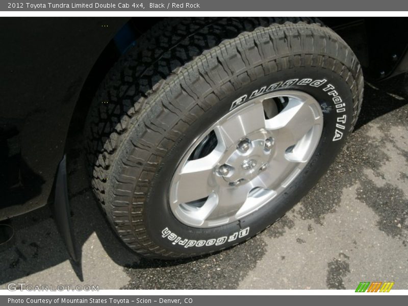 Black / Red Rock 2012 Toyota Tundra Limited Double Cab 4x4