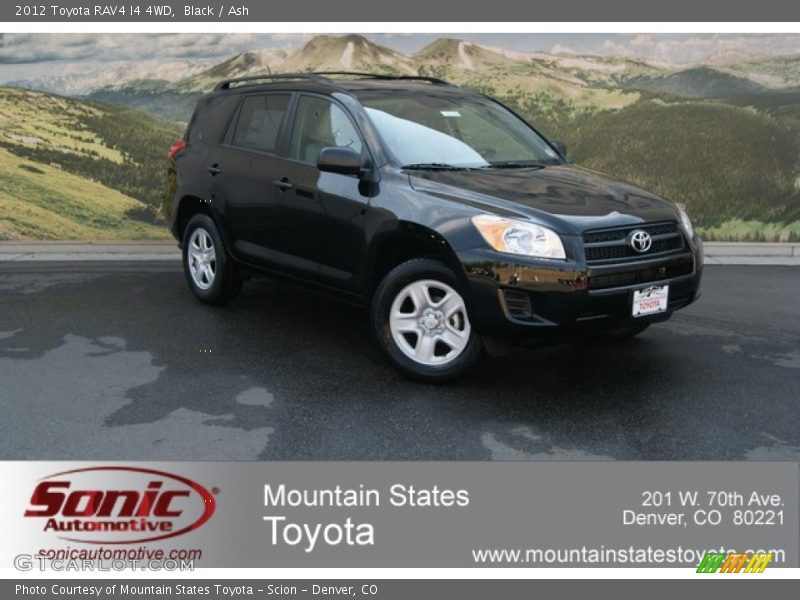 Black / Ash 2012 Toyota RAV4 I4 4WD