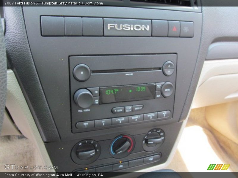 Tungsten Grey Metallic / Light Stone 2007 Ford Fusion S