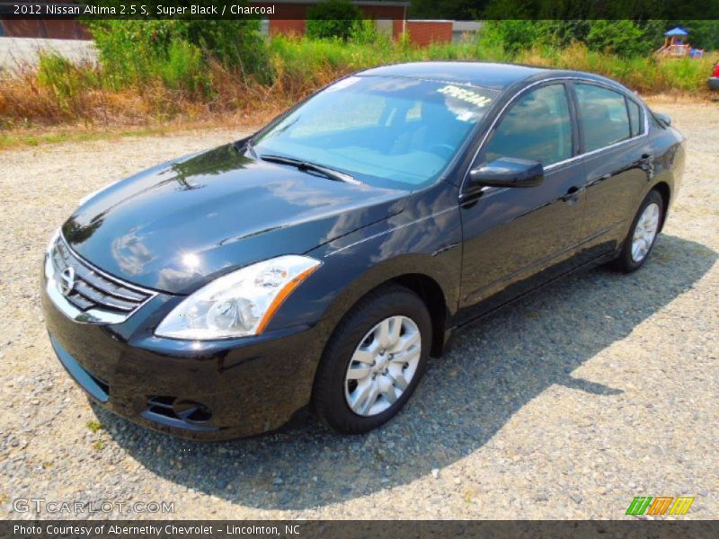 Super Black / Charcoal 2012 Nissan Altima 2.5 S