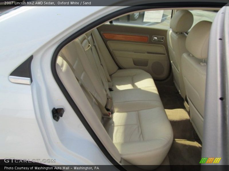 Oxford White / Sand 2007 Lincoln MKZ AWD Sedan