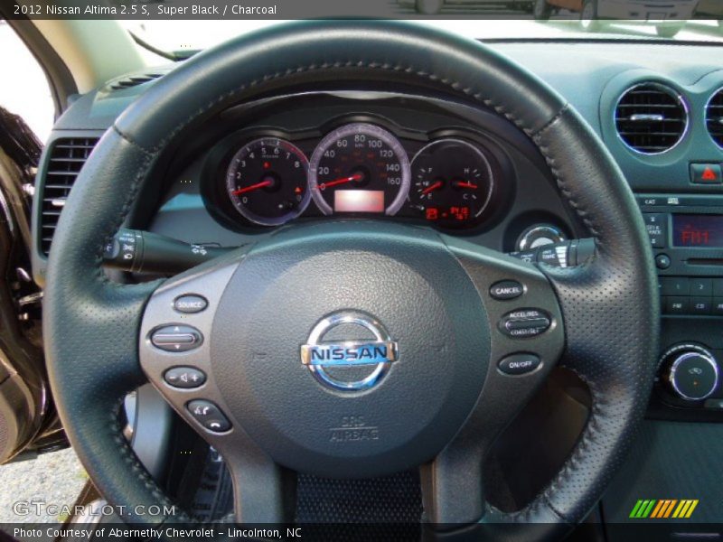 Super Black / Charcoal 2012 Nissan Altima 2.5 S