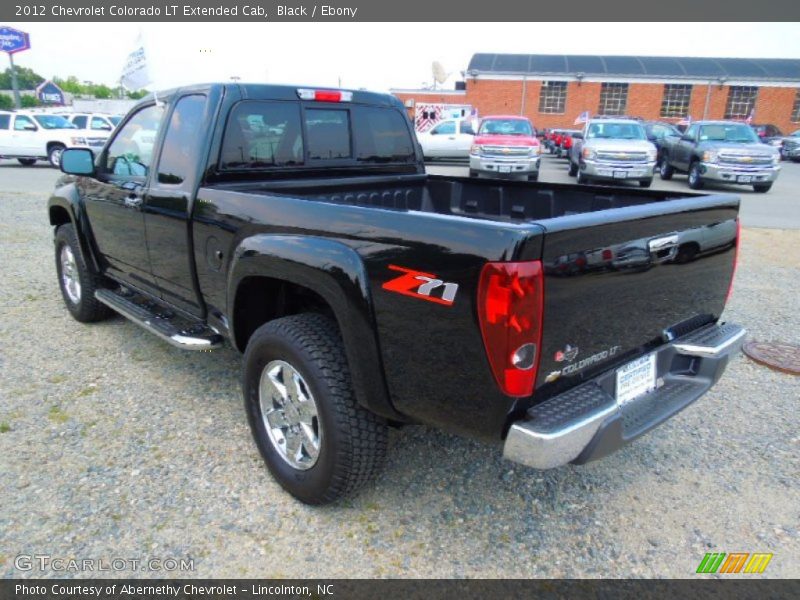 Black / Ebony 2012 Chevrolet Colorado LT Extended Cab