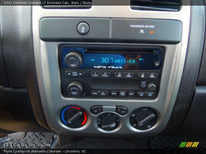 Controls of 2012 Colorado LT Extended Cab
