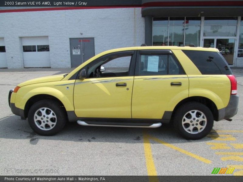 Light Yellow / Gray 2003 Saturn VUE V6 AWD