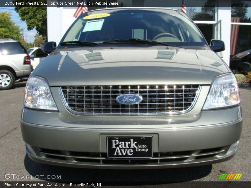 Spruce Green Metallic / Pebble Beige 2006 Ford Freestar SEL