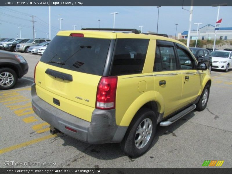 Light Yellow / Gray 2003 Saturn VUE V6 AWD