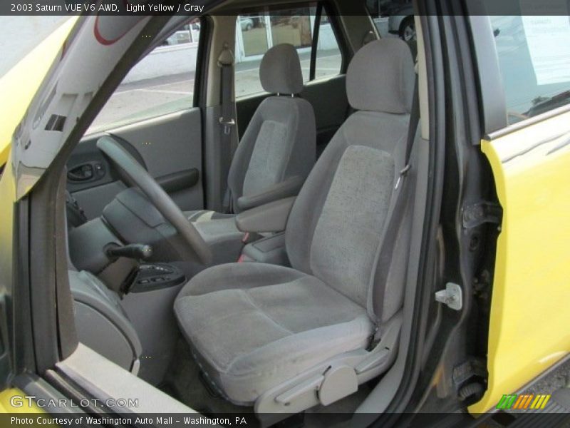 Light Yellow / Gray 2003 Saturn VUE V6 AWD