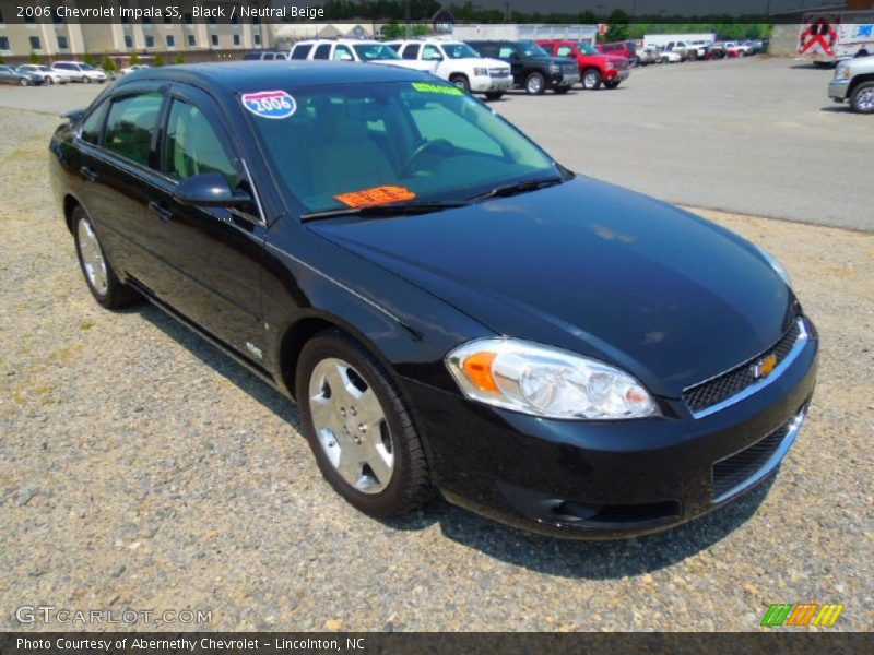 Black / Neutral Beige 2006 Chevrolet Impala SS