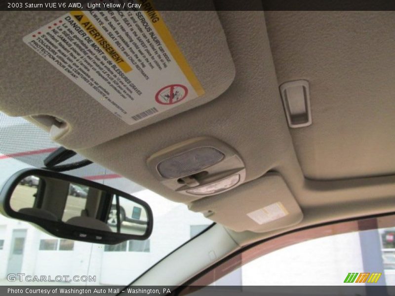Light Yellow / Gray 2003 Saturn VUE V6 AWD