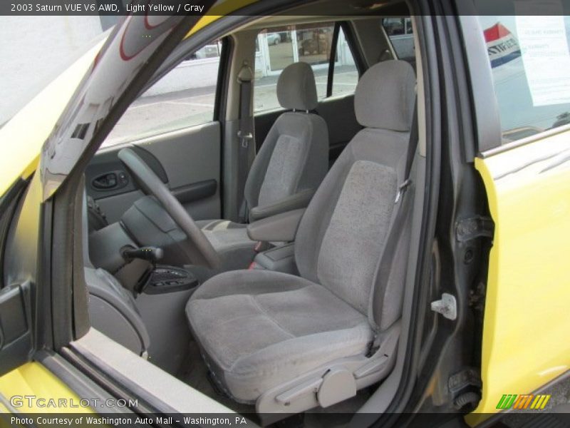 Light Yellow / Gray 2003 Saturn VUE V6 AWD