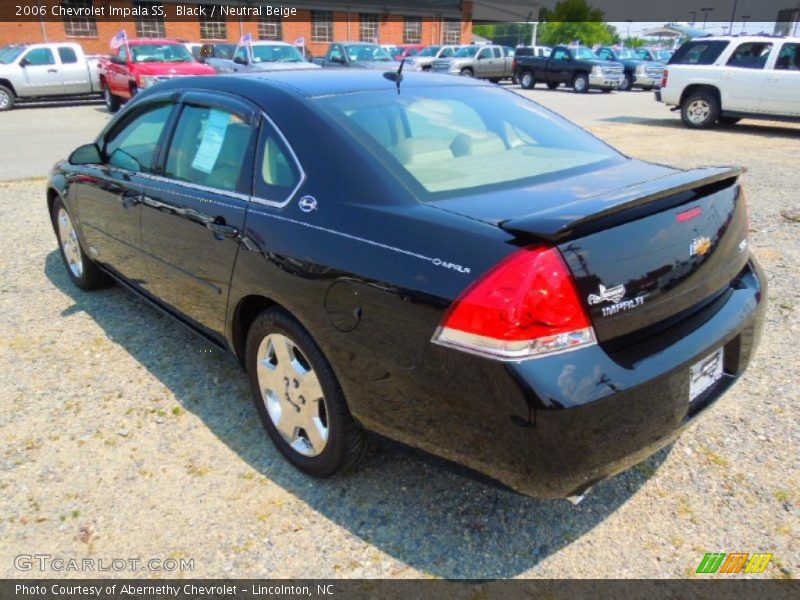 Black / Neutral Beige 2006 Chevrolet Impala SS