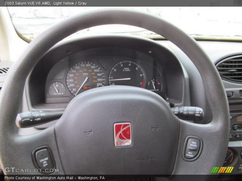 Light Yellow / Gray 2003 Saturn VUE V6 AWD