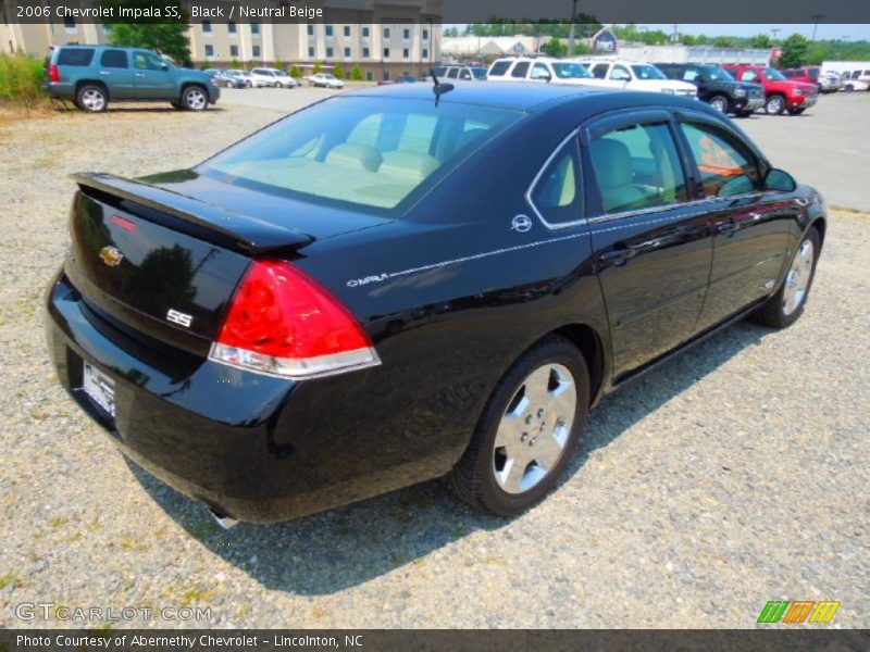 Black / Neutral Beige 2006 Chevrolet Impala SS