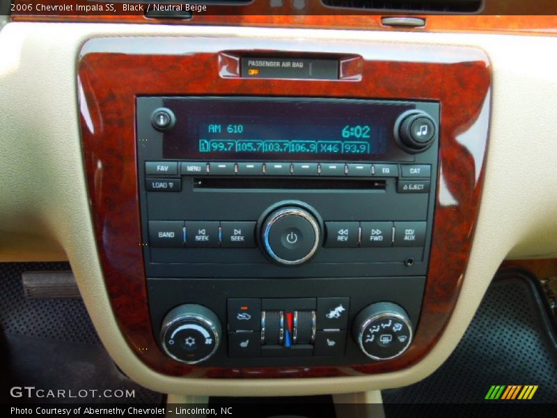 Black / Neutral Beige 2006 Chevrolet Impala SS