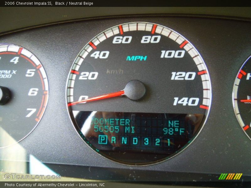 Black / Neutral Beige 2006 Chevrolet Impala SS