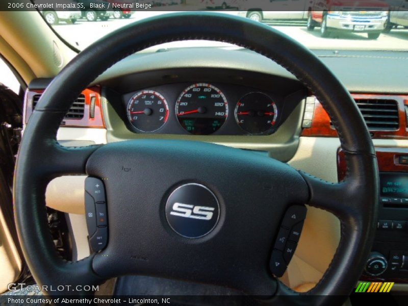 Black / Neutral Beige 2006 Chevrolet Impala SS