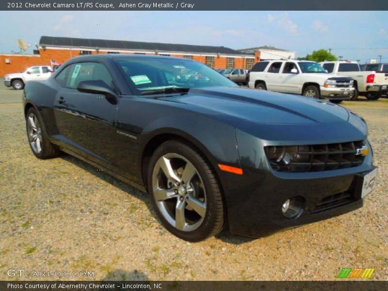 Ashen Gray Metallic / Gray 2012 Chevrolet Camaro LT/RS Coupe