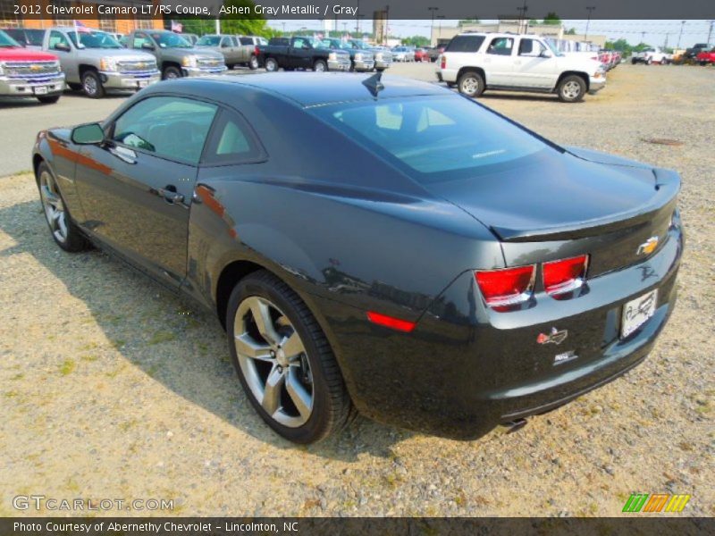 Ashen Gray Metallic / Gray 2012 Chevrolet Camaro LT/RS Coupe