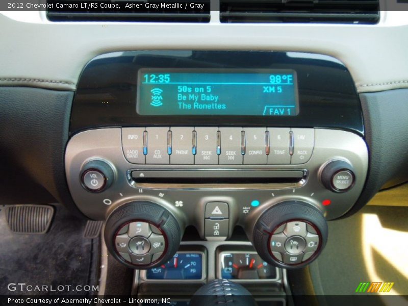 Ashen Gray Metallic / Gray 2012 Chevrolet Camaro LT/RS Coupe