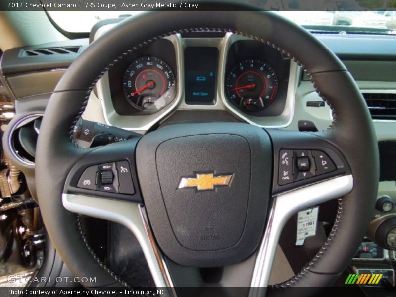 Ashen Gray Metallic / Gray 2012 Chevrolet Camaro LT/RS Coupe