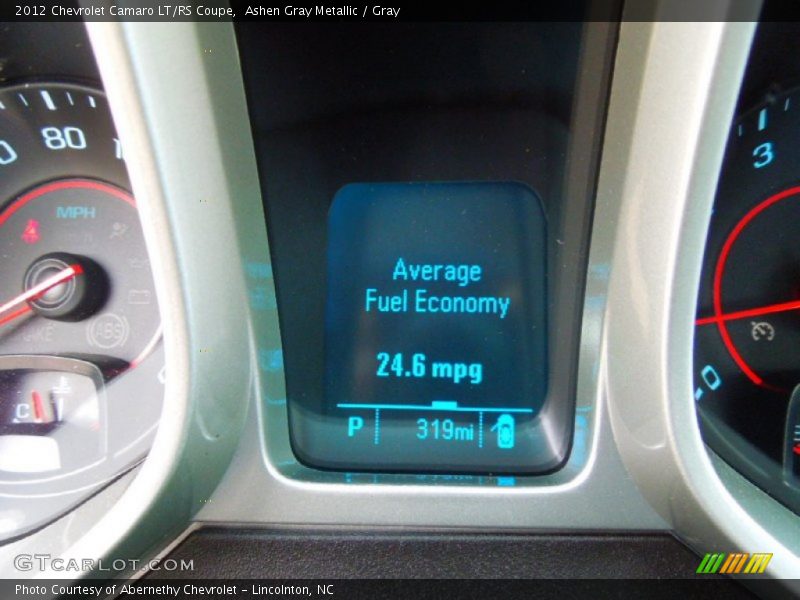 Ashen Gray Metallic / Gray 2012 Chevrolet Camaro LT/RS Coupe