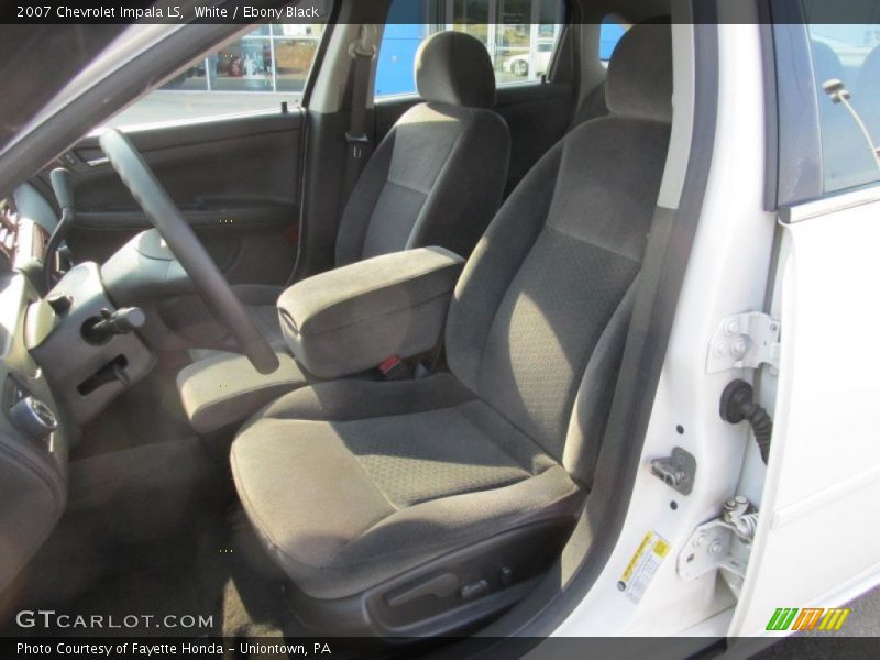 White / Ebony Black 2007 Chevrolet Impala LS