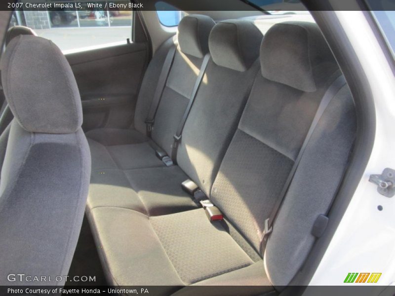 White / Ebony Black 2007 Chevrolet Impala LS