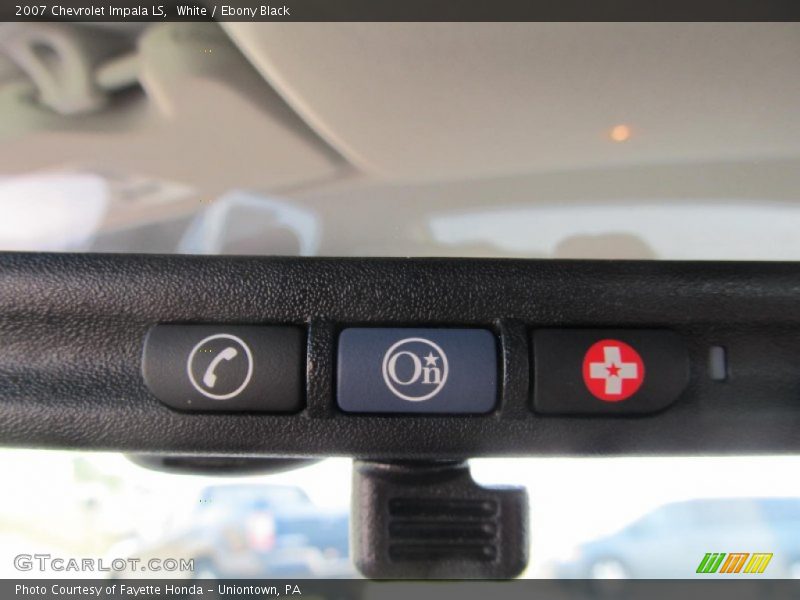 White / Ebony Black 2007 Chevrolet Impala LS