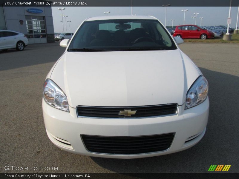 White / Ebony Black 2007 Chevrolet Impala LS