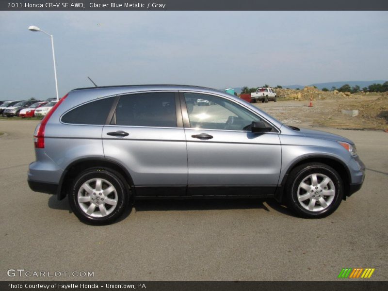 Glacier Blue Metallic / Gray 2011 Honda CR-V SE 4WD