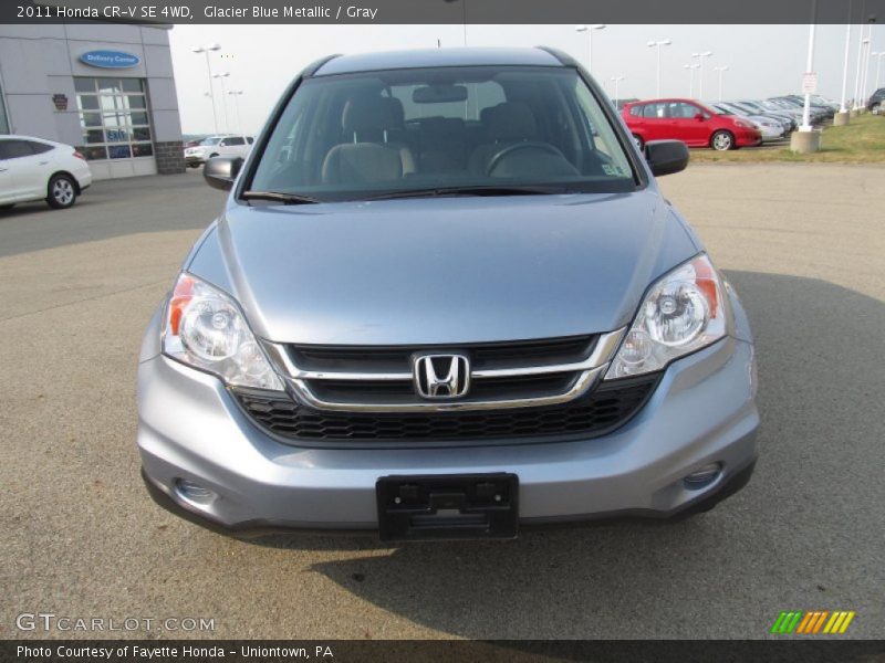 Glacier Blue Metallic / Gray 2011 Honda CR-V SE 4WD