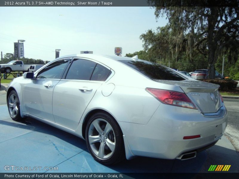 Silver Moon / Taupe 2012 Acura TL 3.7 SH-AWD Technology