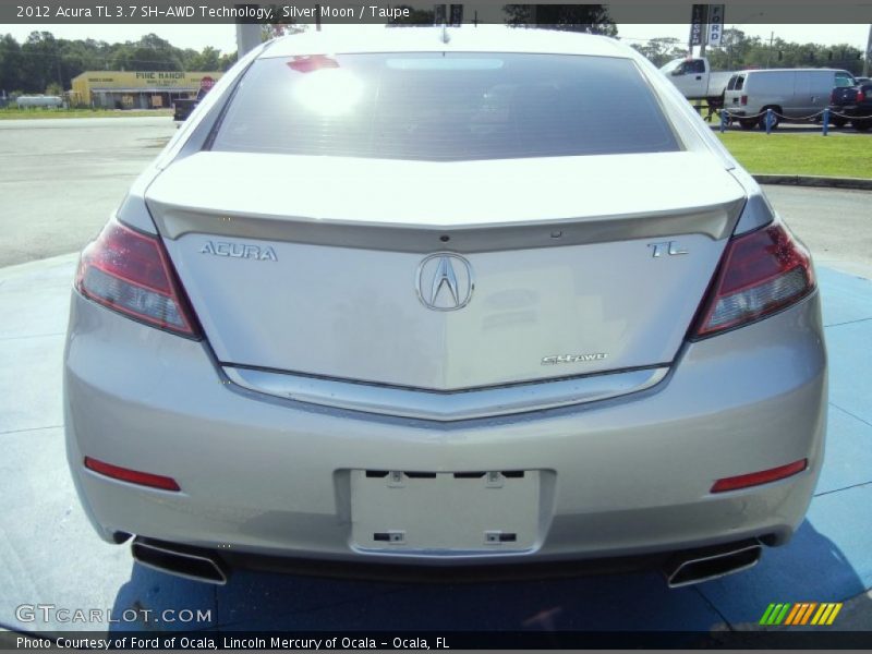 Silver Moon / Taupe 2012 Acura TL 3.7 SH-AWD Technology