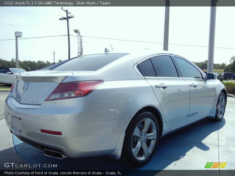 Silver Moon / Taupe 2012 Acura TL 3.7 SH-AWD Technology