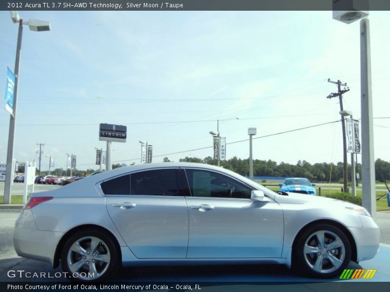 Silver Moon / Taupe 2012 Acura TL 3.7 SH-AWD Technology
