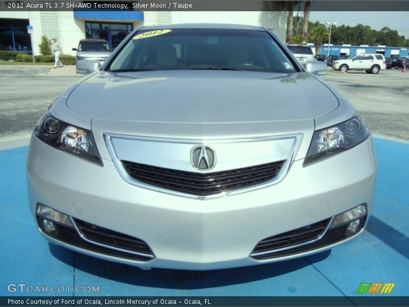 Silver Moon / Taupe 2012 Acura TL 3.7 SH-AWD Technology