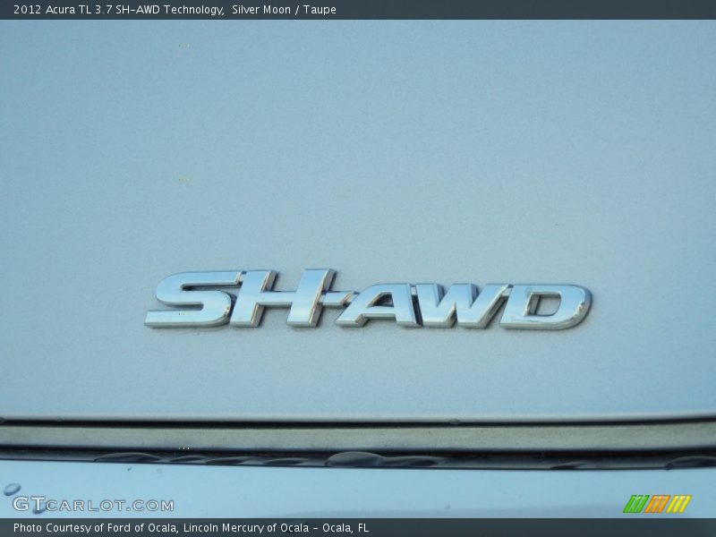 Silver Moon / Taupe 2012 Acura TL 3.7 SH-AWD Technology