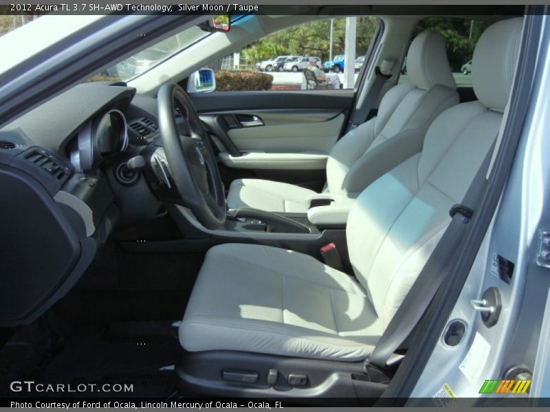 Silver Moon / Taupe 2012 Acura TL 3.7 SH-AWD Technology