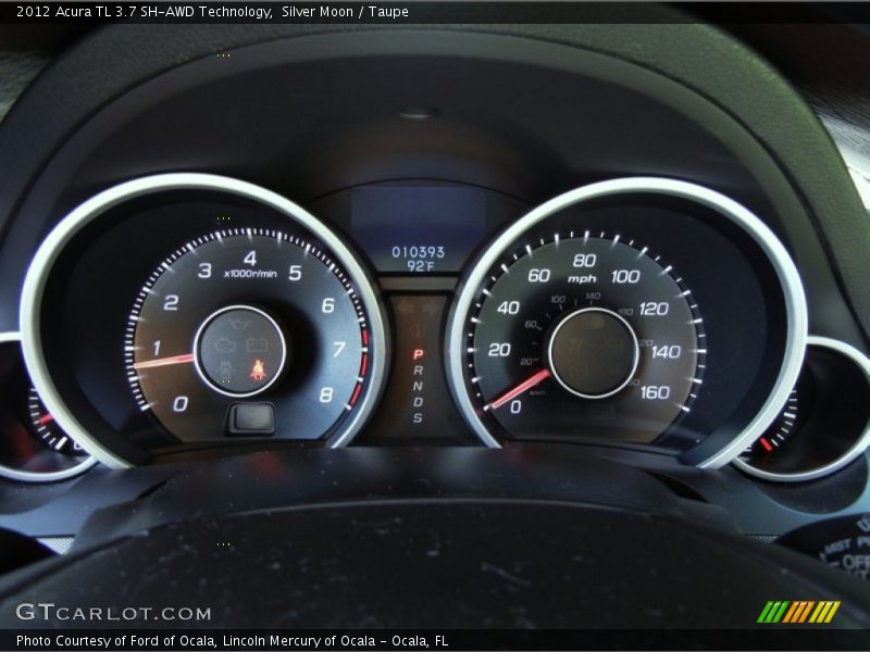 Silver Moon / Taupe 2012 Acura TL 3.7 SH-AWD Technology