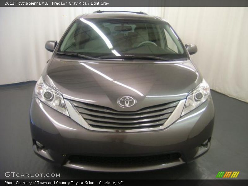 Predawn Gray Mica / Light Gray 2012 Toyota Sienna XLE