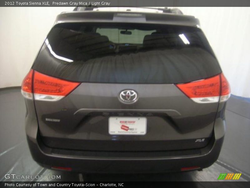 Predawn Gray Mica / Light Gray 2012 Toyota Sienna XLE