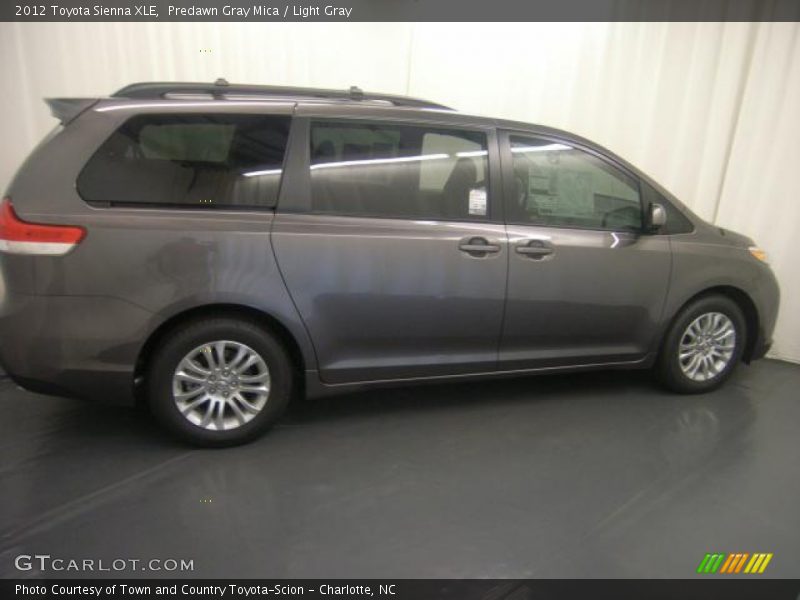 Predawn Gray Mica / Light Gray 2012 Toyota Sienna XLE
