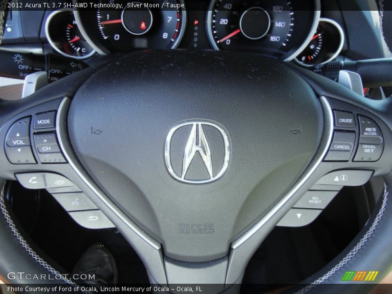 Silver Moon / Taupe 2012 Acura TL 3.7 SH-AWD Technology