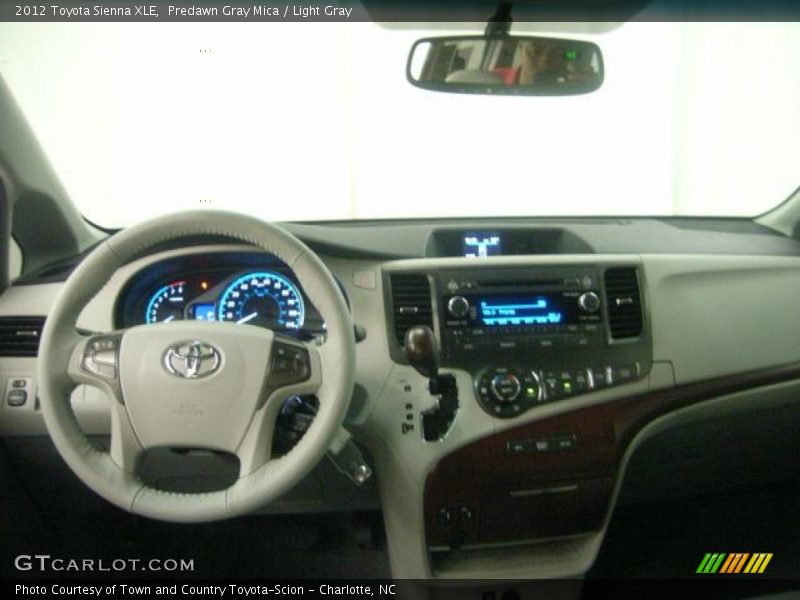 Predawn Gray Mica / Light Gray 2012 Toyota Sienna XLE