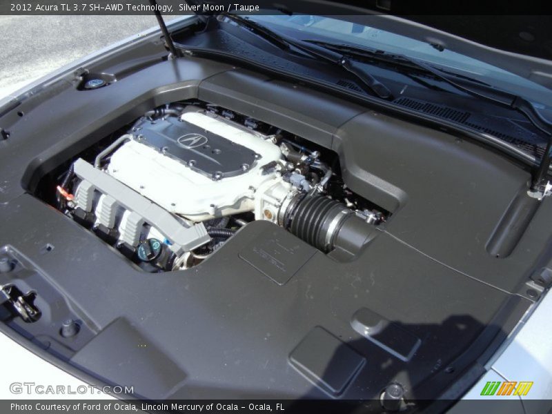 Silver Moon / Taupe 2012 Acura TL 3.7 SH-AWD Technology