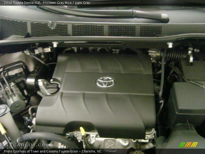 Predawn Gray Mica / Light Gray 2012 Toyota Sienna XLE